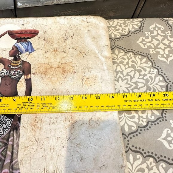 Unbranded 2 Pillowcase Covers Black Women Art African Handmade Zip Closure Home - Picture 6 of 7